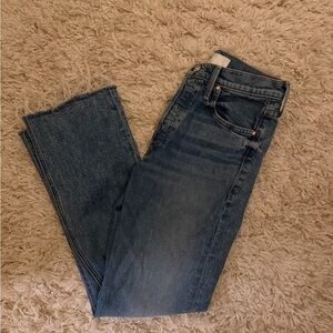 MOTHER Flare Jeans in Deep Blue